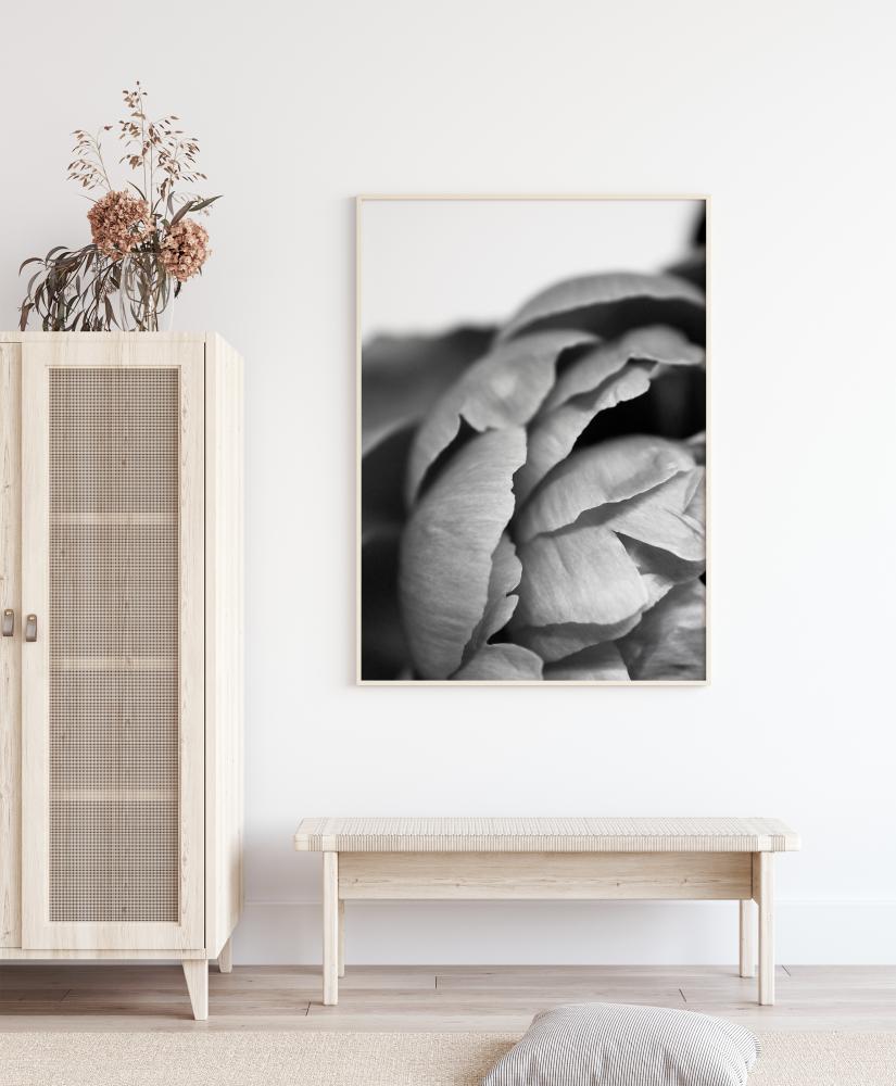 Peony B&W Poster