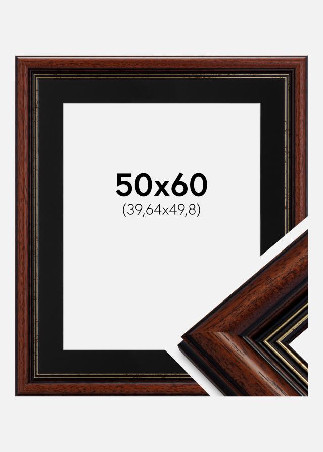 Cadre Old Retro 50x60 cm - Passe-partout Noir 16x20 pouces