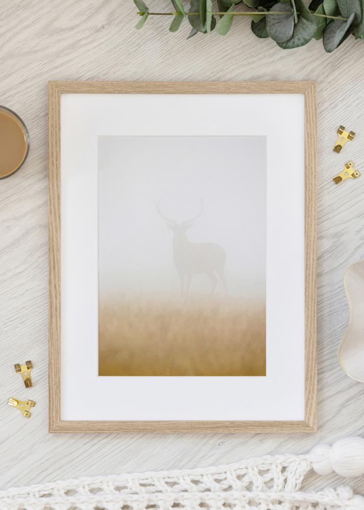 Cadre Trendy Verre Acrylique Chêne 27x32 cm