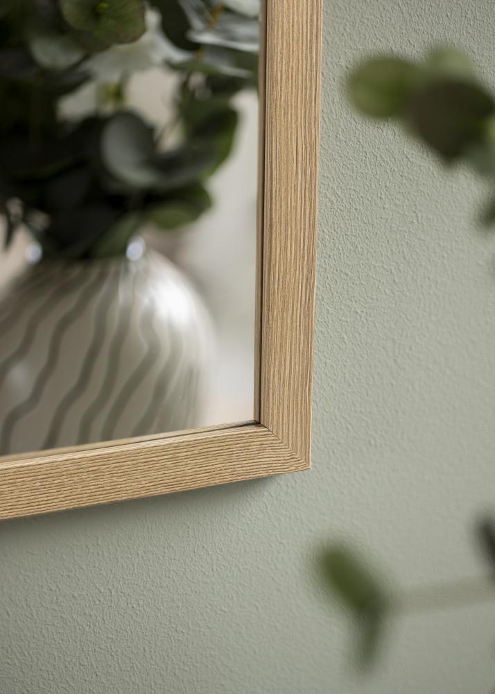 Miroir Overdoor en chêne massif 34x126 cm