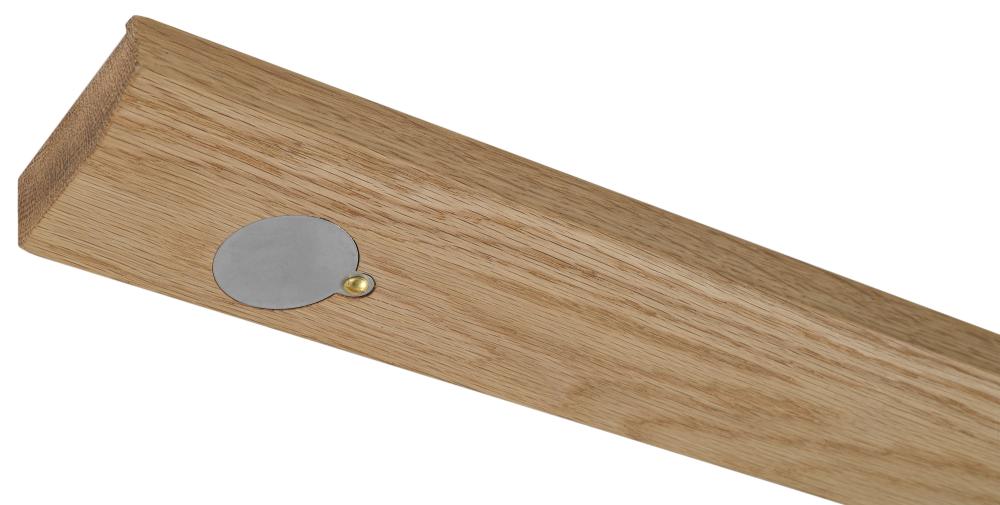 Étagère porte-cadres Batjuma Chêne massif - 93 cm