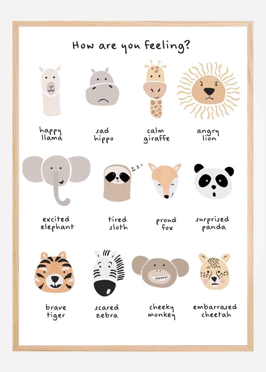 Product Image for Childrens calming meditation emotions Poster (60x90 cm)