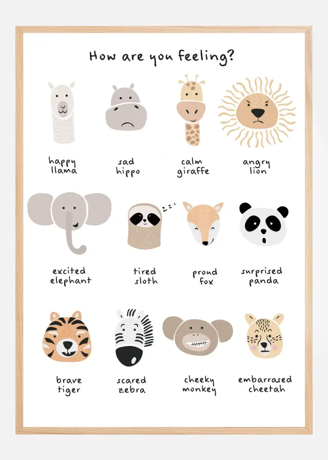 Childrens calming meditation emotions Poster