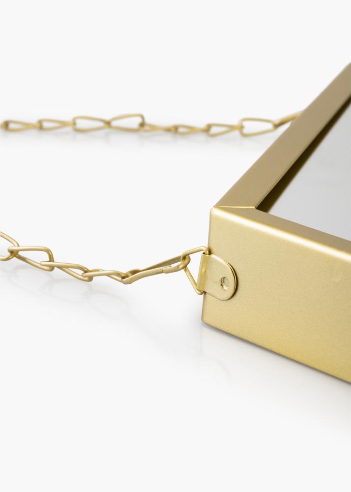 KAILA Miroir Hex Chain - Or 39x45 cm