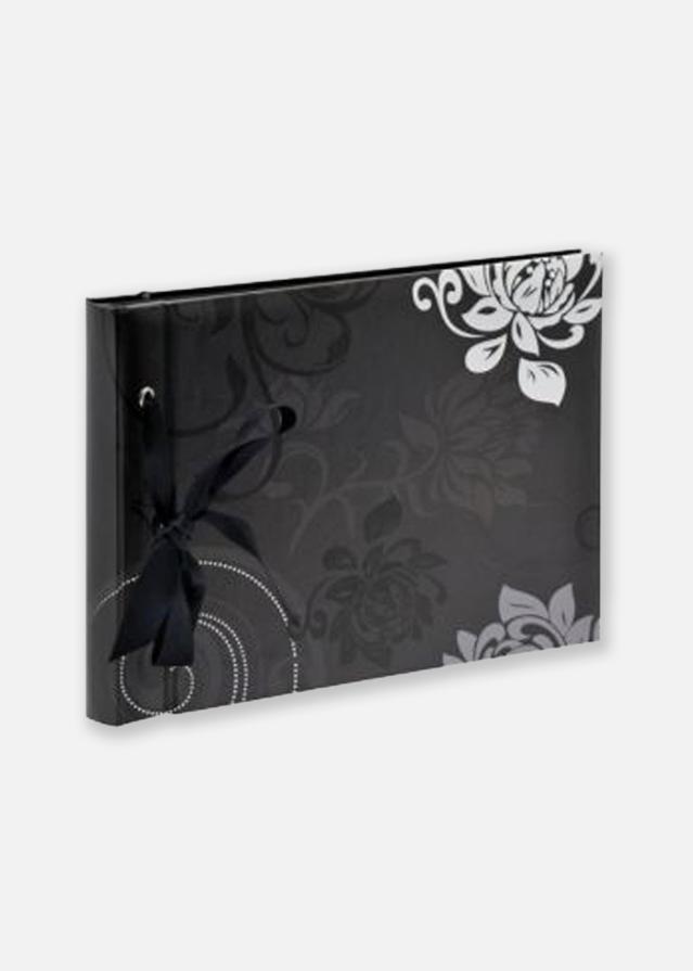 Grindy Album photo Noir - 23,5x16 cm (40 pages noires / 20 feuilles)