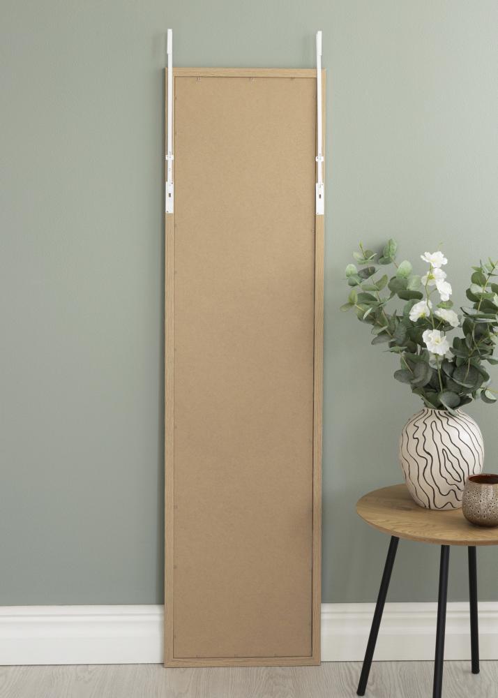 Miroir Overdoor en chêne massif 34x126 cm