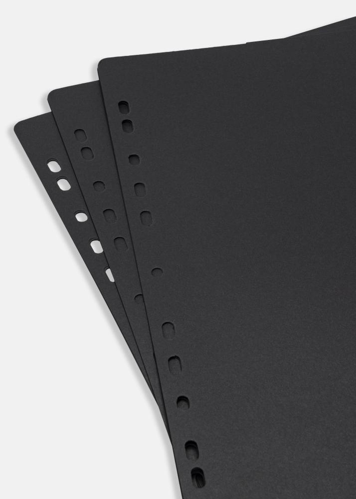 Feuilles d'album - 25 feuilles noires