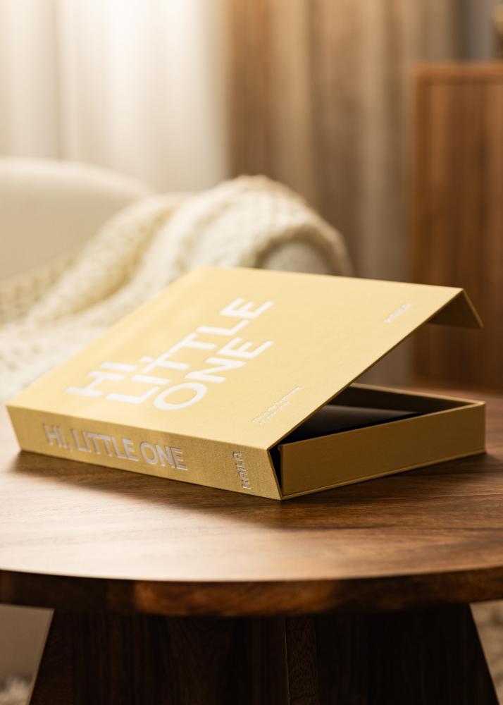 KAILA HI LITTLE ONE Yellow - Coffee Table Photo Album (60 Pages Noires)