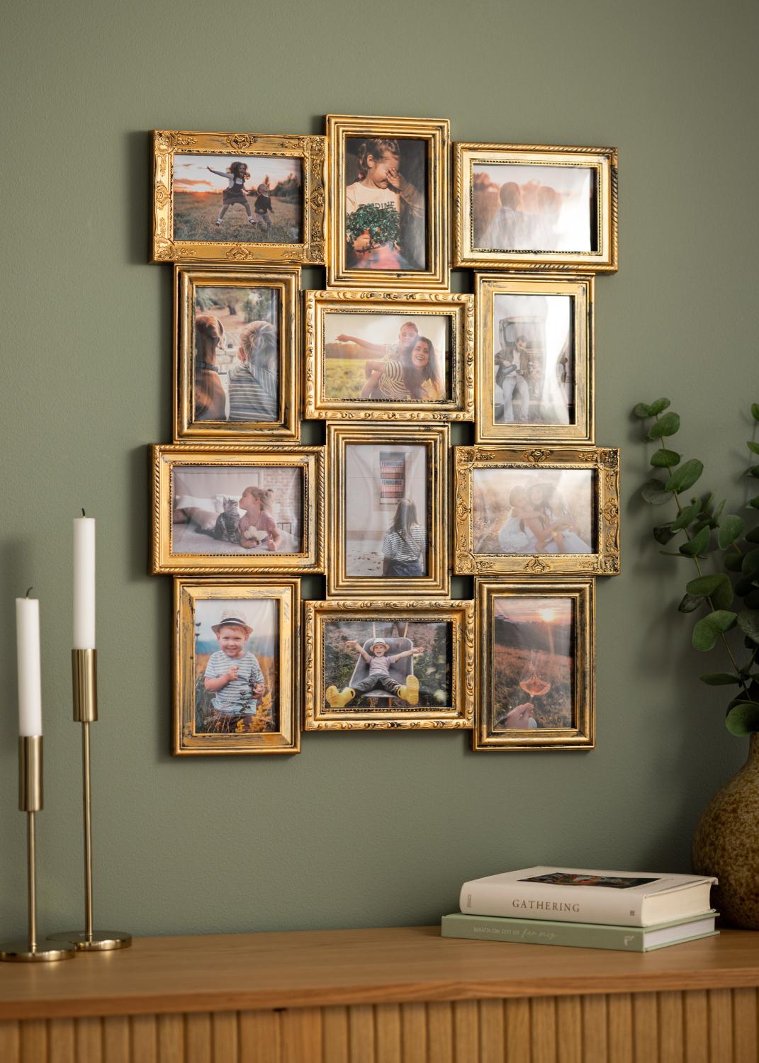 Product Image for Retro Cadre collage Or Mat - 12 images