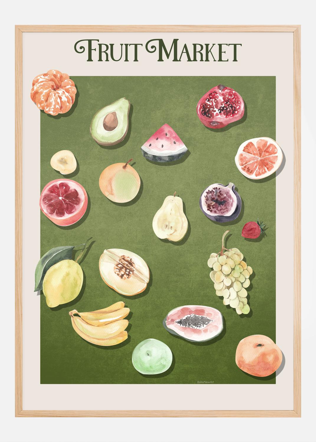 Product Image for Fruit Market Poster (21x29.7 cm (A4))