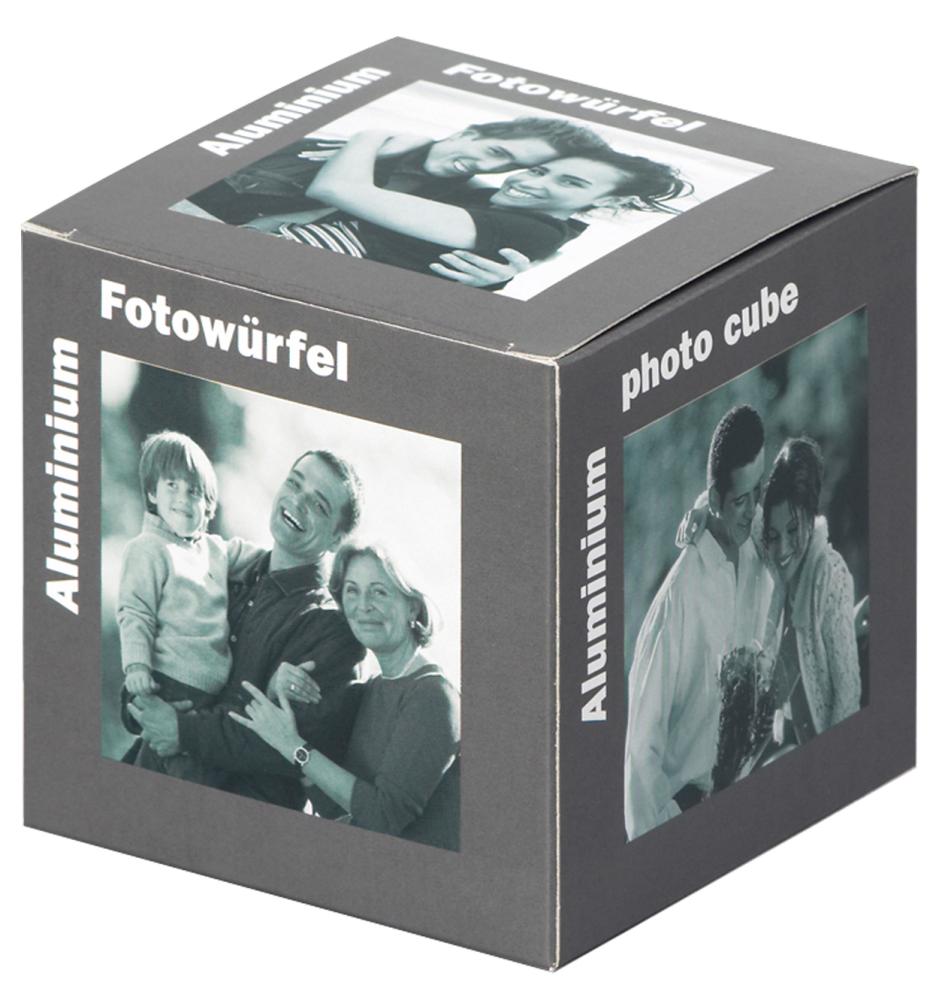 Cube pour photo Aluminium - 6 images