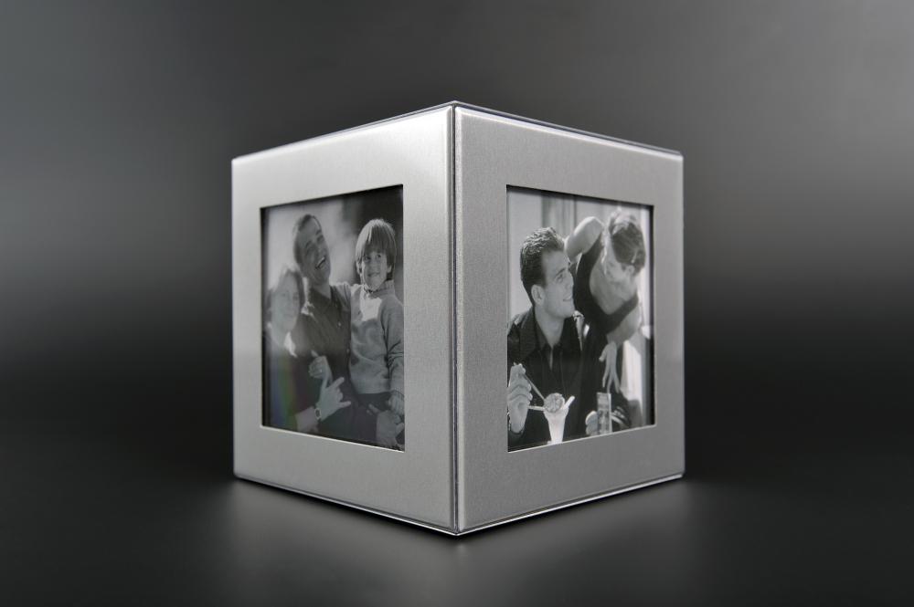 Cube pour photo Aluminium - 6 images