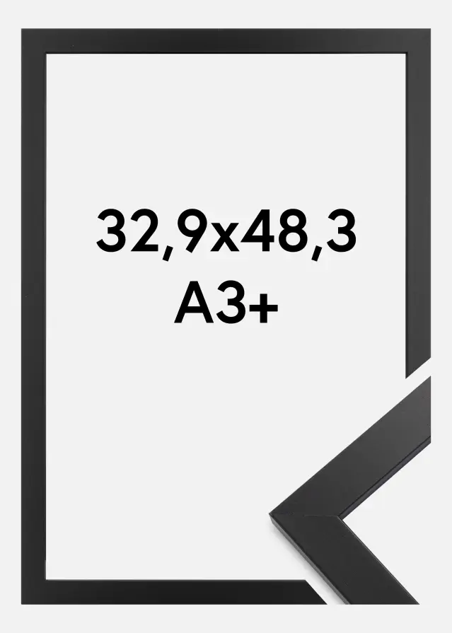 Cadre Black Wood 32,9x48,3 cm (A3+)