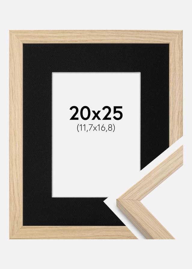 Cadre Grimsåker Chêne 20x25 cm - Passe-partout Noir 5x7 pouces