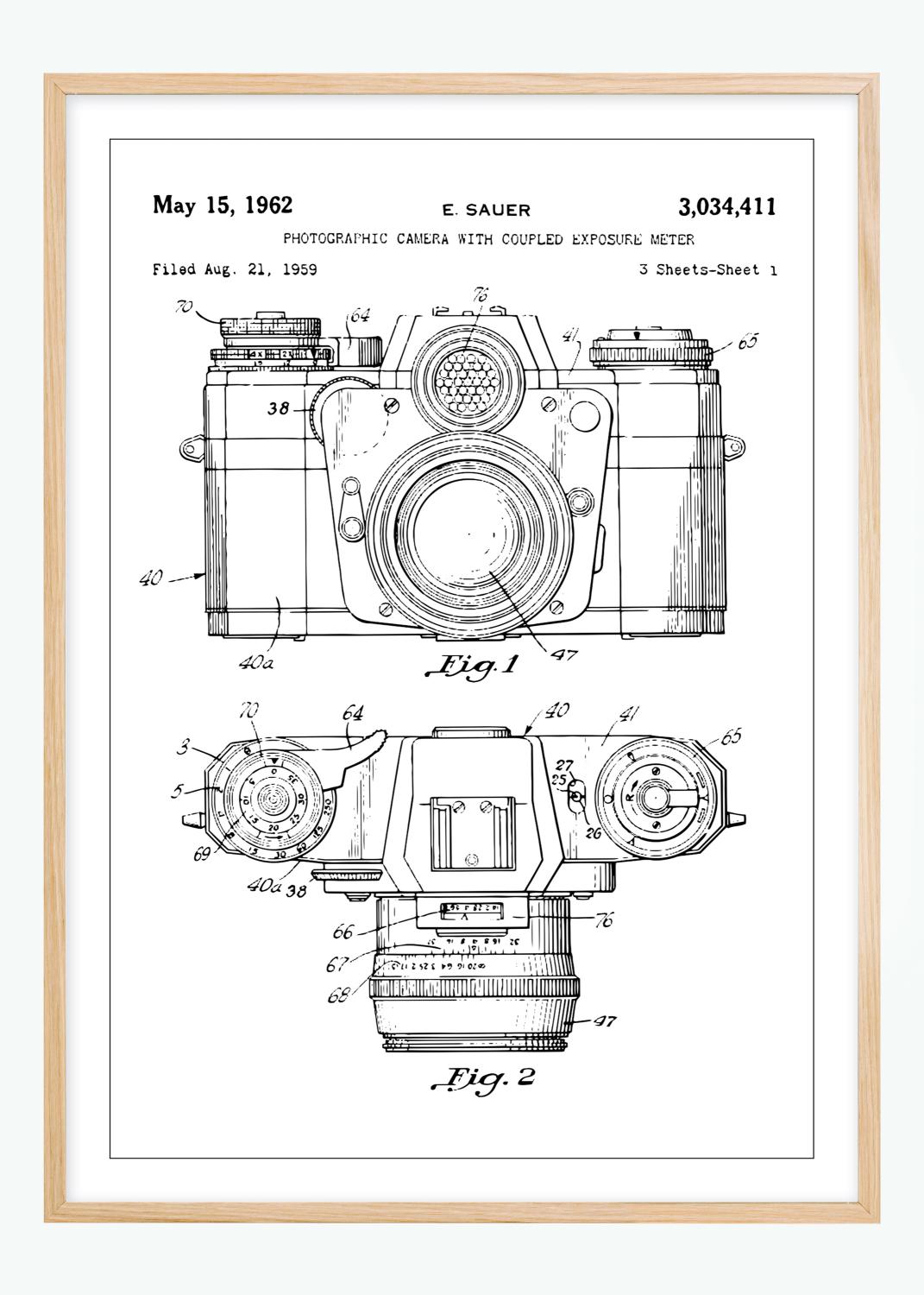 Product Image for Dessin de brevet - Caméra I - Poster (21x29,7 cm (A4))