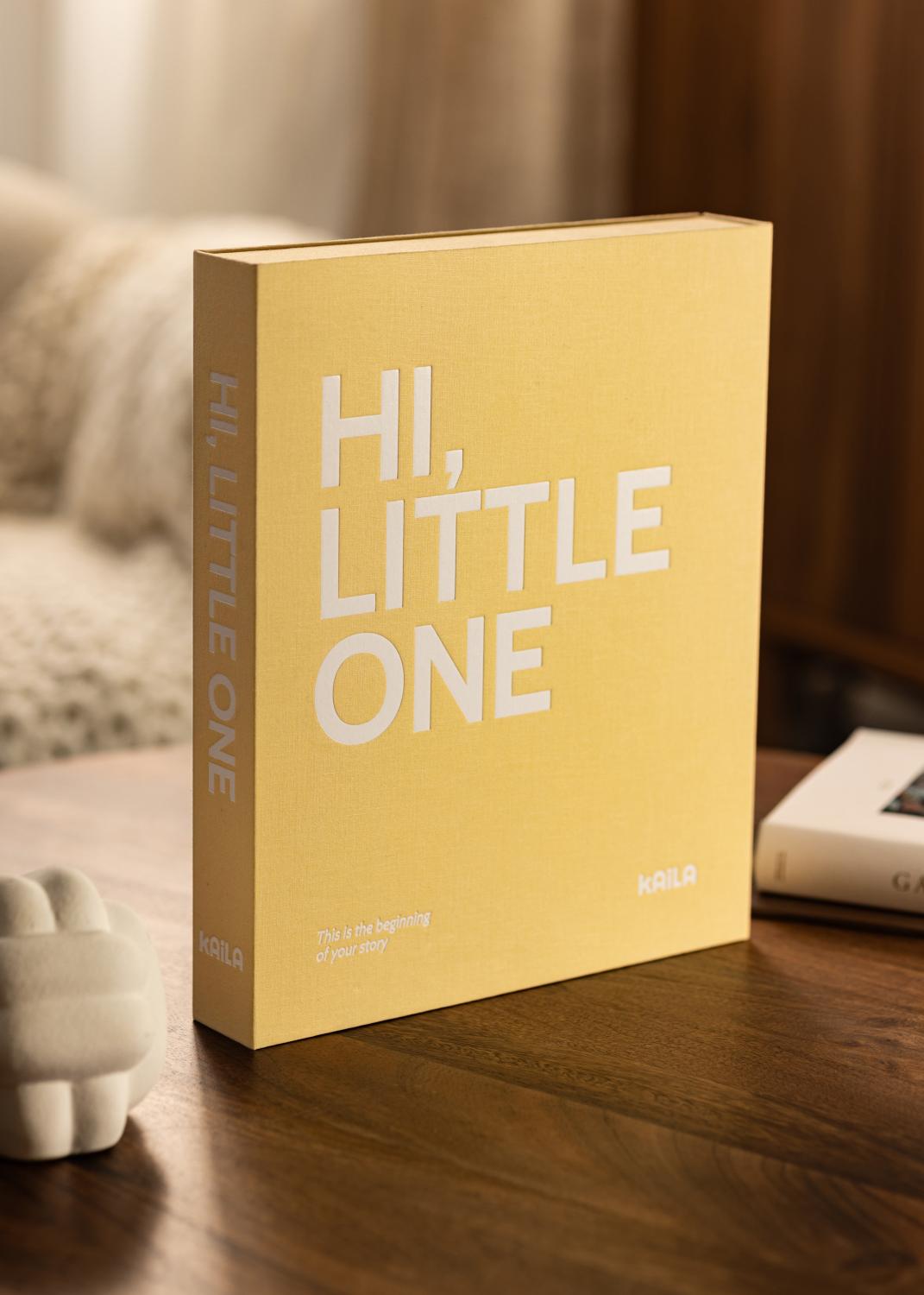 Product Image for KAILA HI LITTLE ONE Yellow - Coffee Table Photo Album (60 Pages Noires)