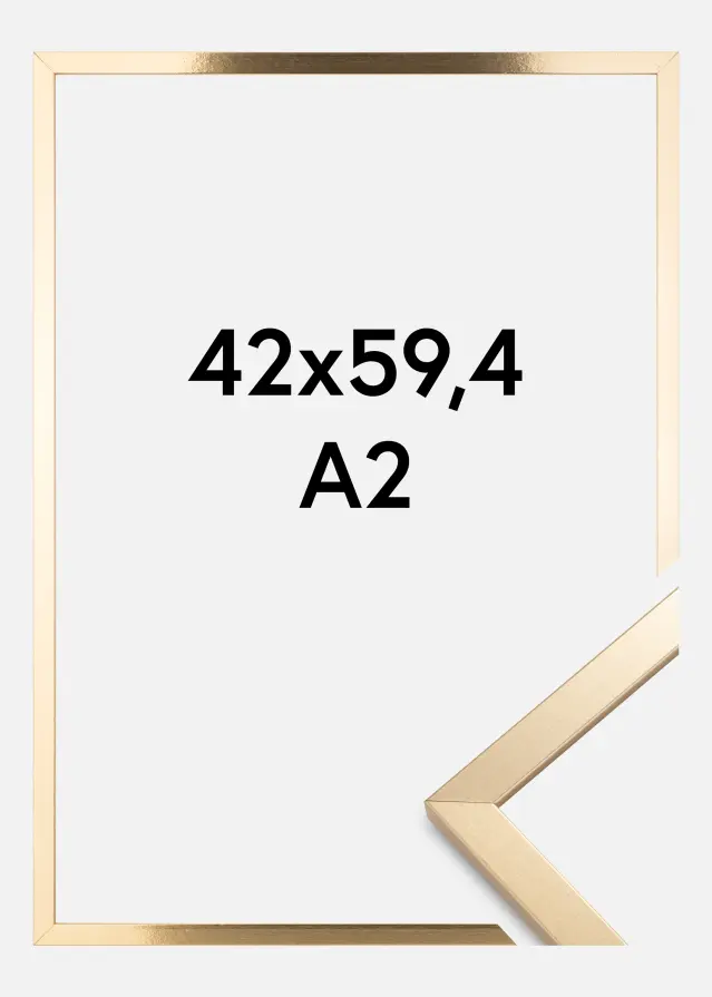 Cadre Trendy Or 42x59,4 cm (A2)