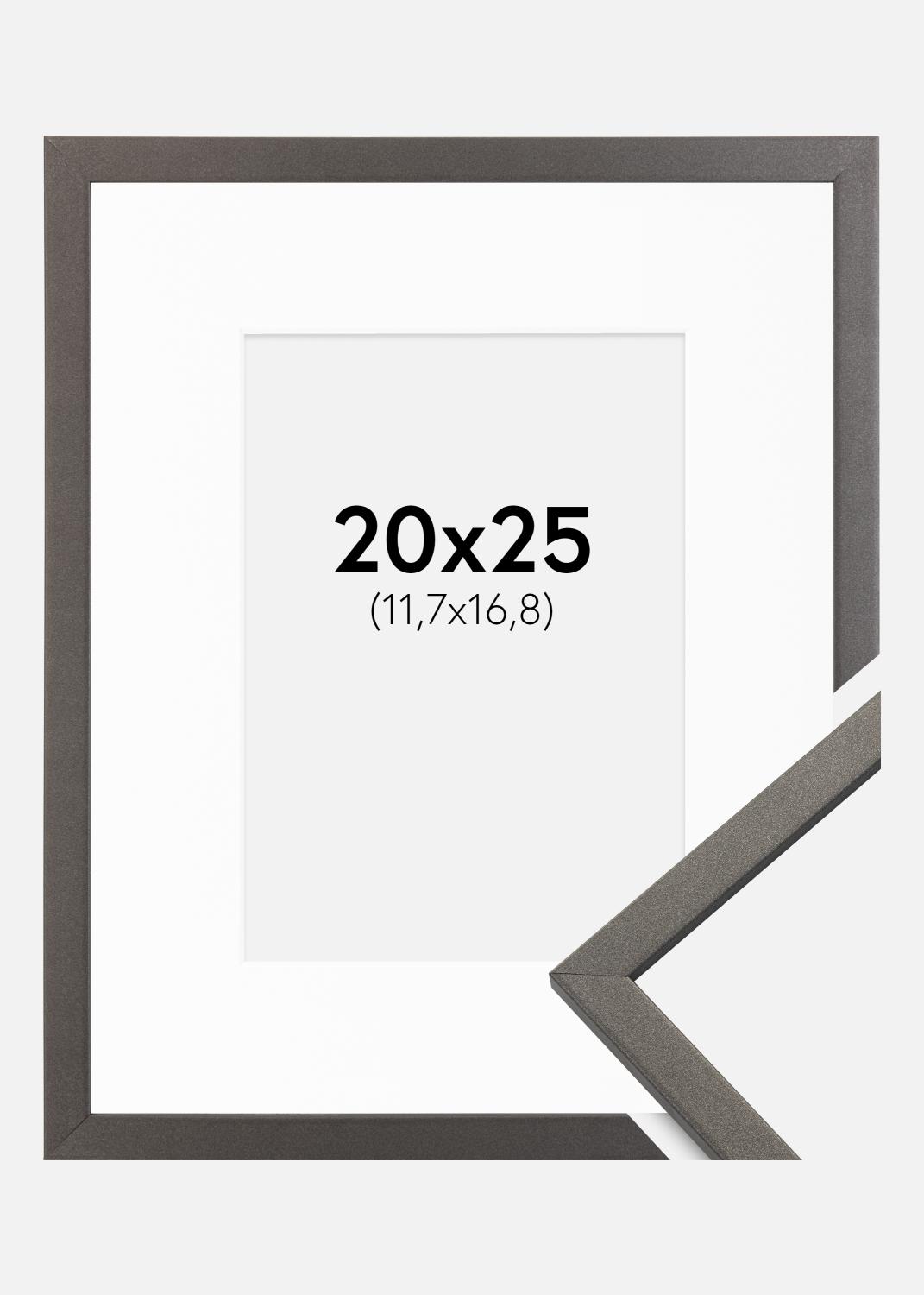 Product Image for Cadre Edsbyn Graphite 20x25 cm - Passe-partout Blanc 5x7 pouces
