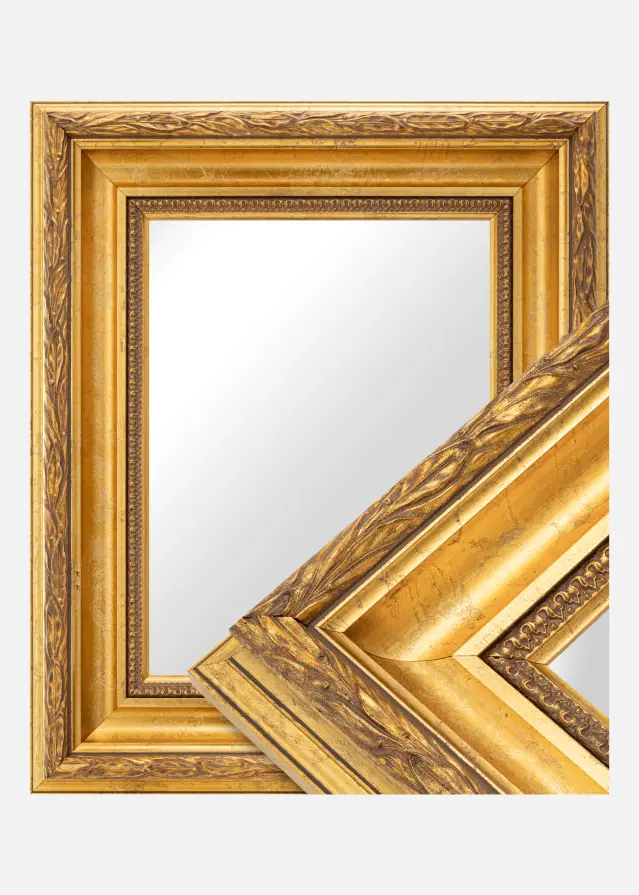 Miroir Egypt Ornament Gold - Sur mesure