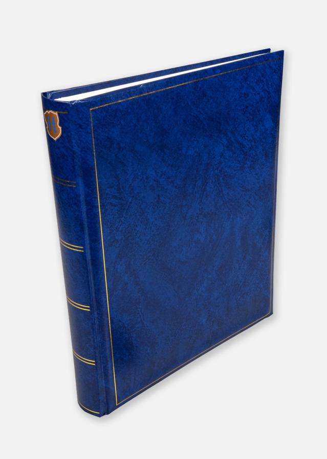 Henzo Basic Line Album photo Bleu - 30x36 cm (80 pages blanches / 40 feuilles)