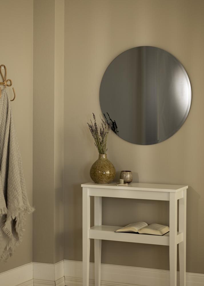 KAILA Miroir rond Dark Smoked Grey Deluxe diamètre 70 cm