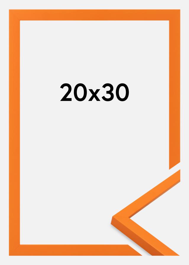 Cadre Kent Verre Acrylique Orange 20x30 cm