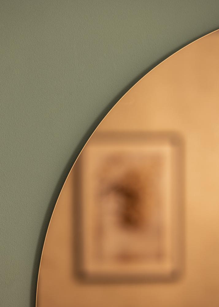 KAILA Miroir rond Rose Gold diamètre 80 cm