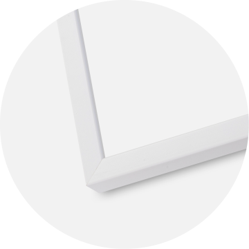 Cadre E-Line Blanc 13x18 cm - Passe-partout Blanc 10x12 cm