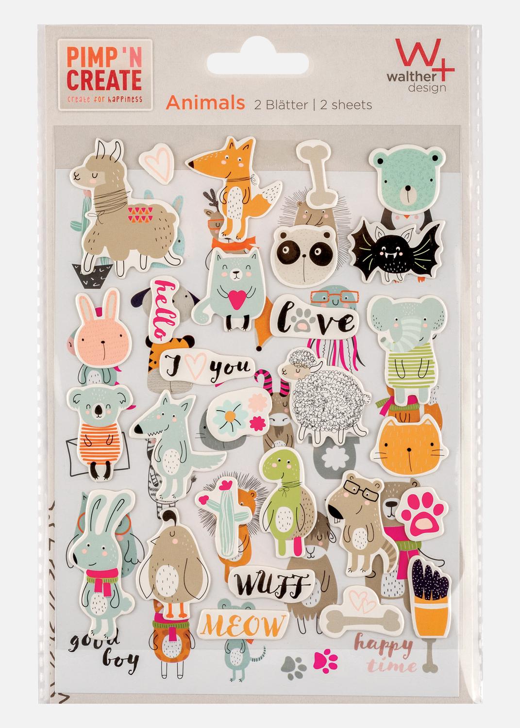Product Image for PAC Stickers Wildlife
