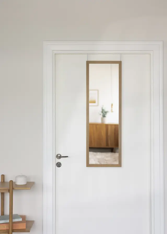 Miroir Overdoor Chêne massif 34x100 cm