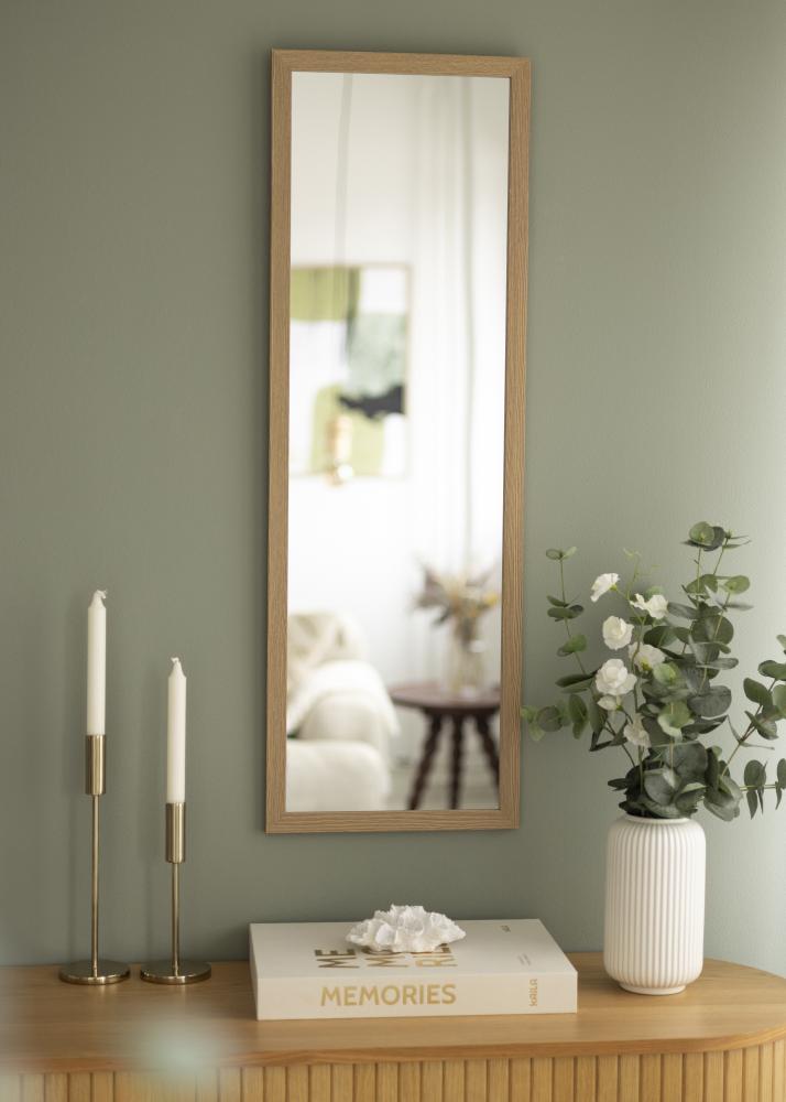 Miroir Overdoor Chêne massif 34x100 cm