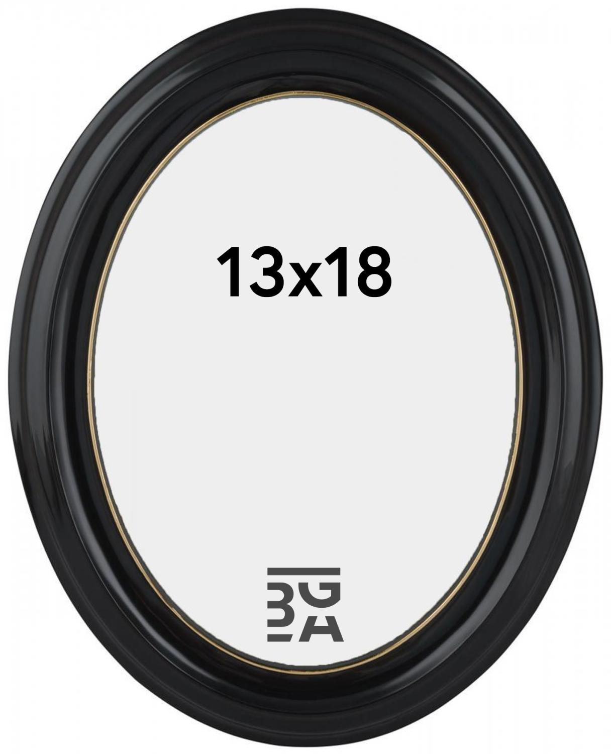 Product Image for Eiri Mozart Ovale Noir 13x18 cm