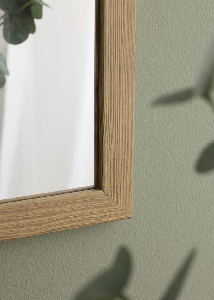 Miroir Overdoor Chêne massif 34x100 cm
