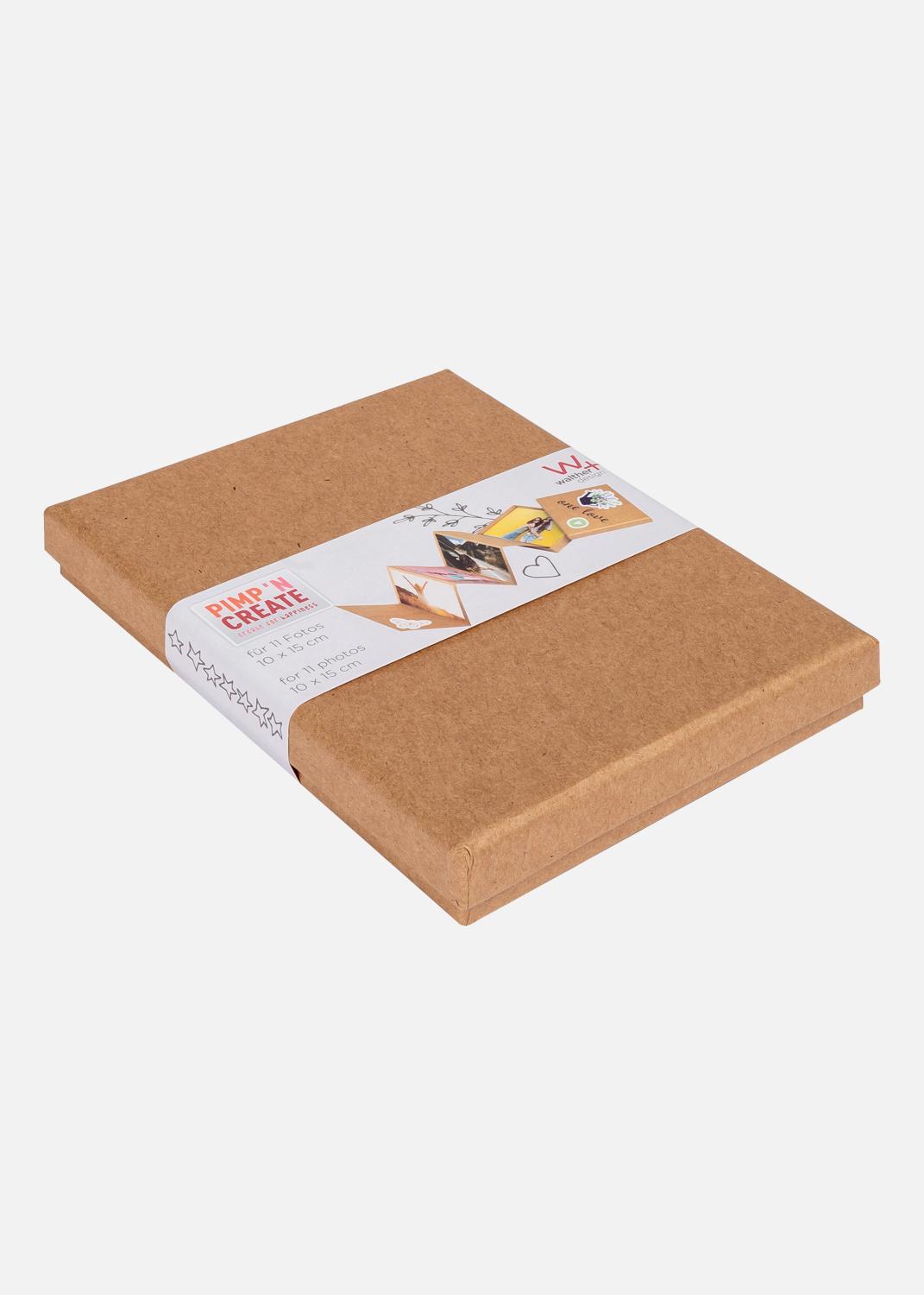 Product Image for PAC Leporello-Box Brun - 11 Images en 10x15 cm