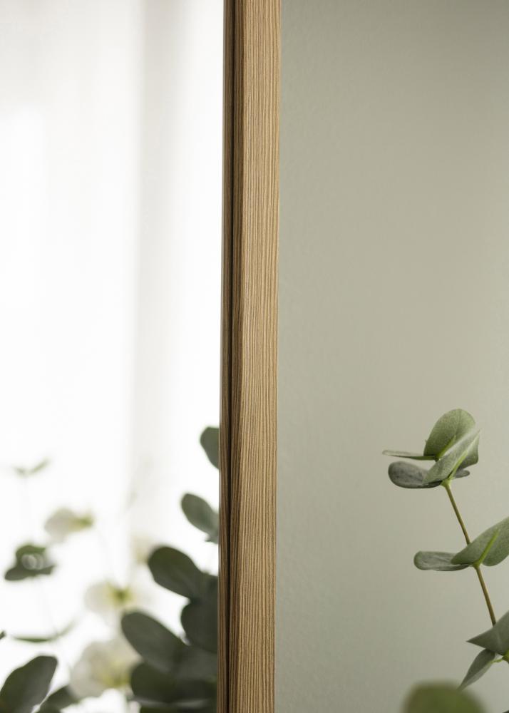 Miroir Overdoor Chêne massif 34x100 cm