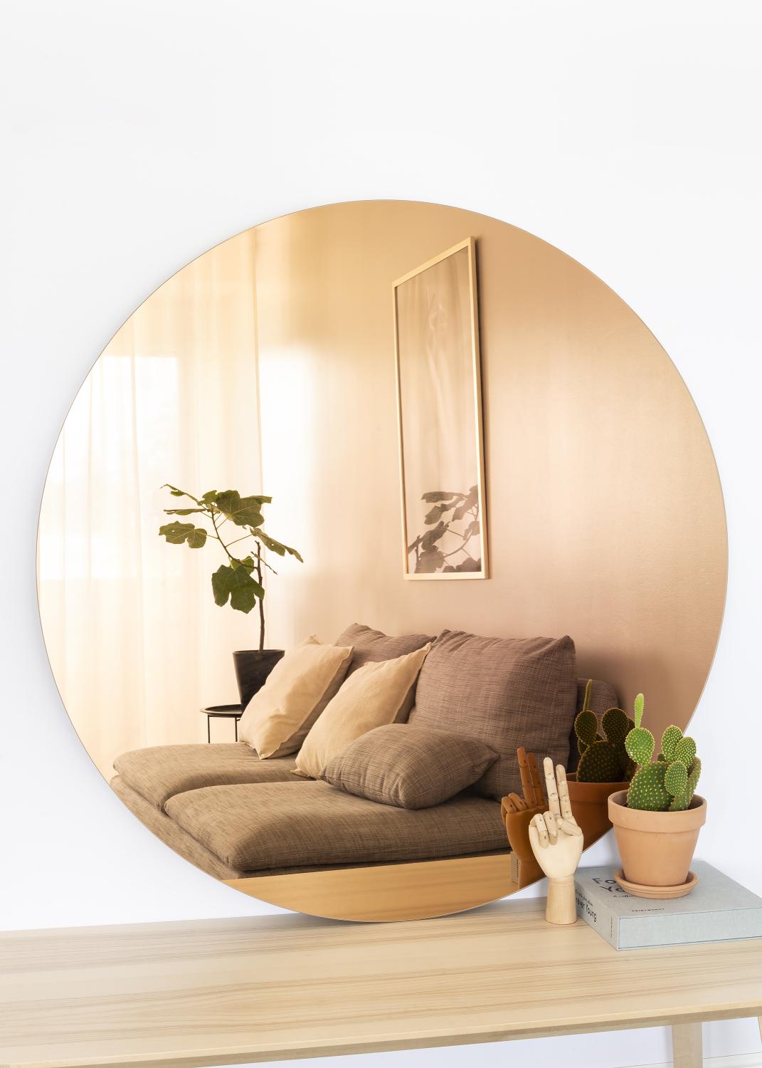 Product Image for KAILA Miroir rond Rose Gold diamètre 110 cm