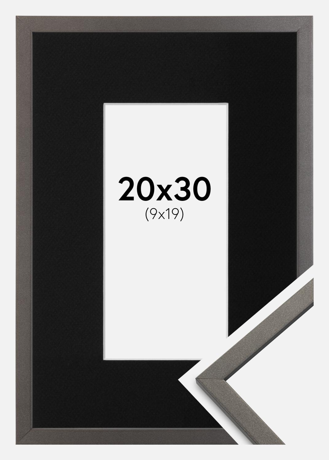 Product Image for Cadre Edsbyn Graphite 20x30 cm - Passe-partout Noir 10x20 cm