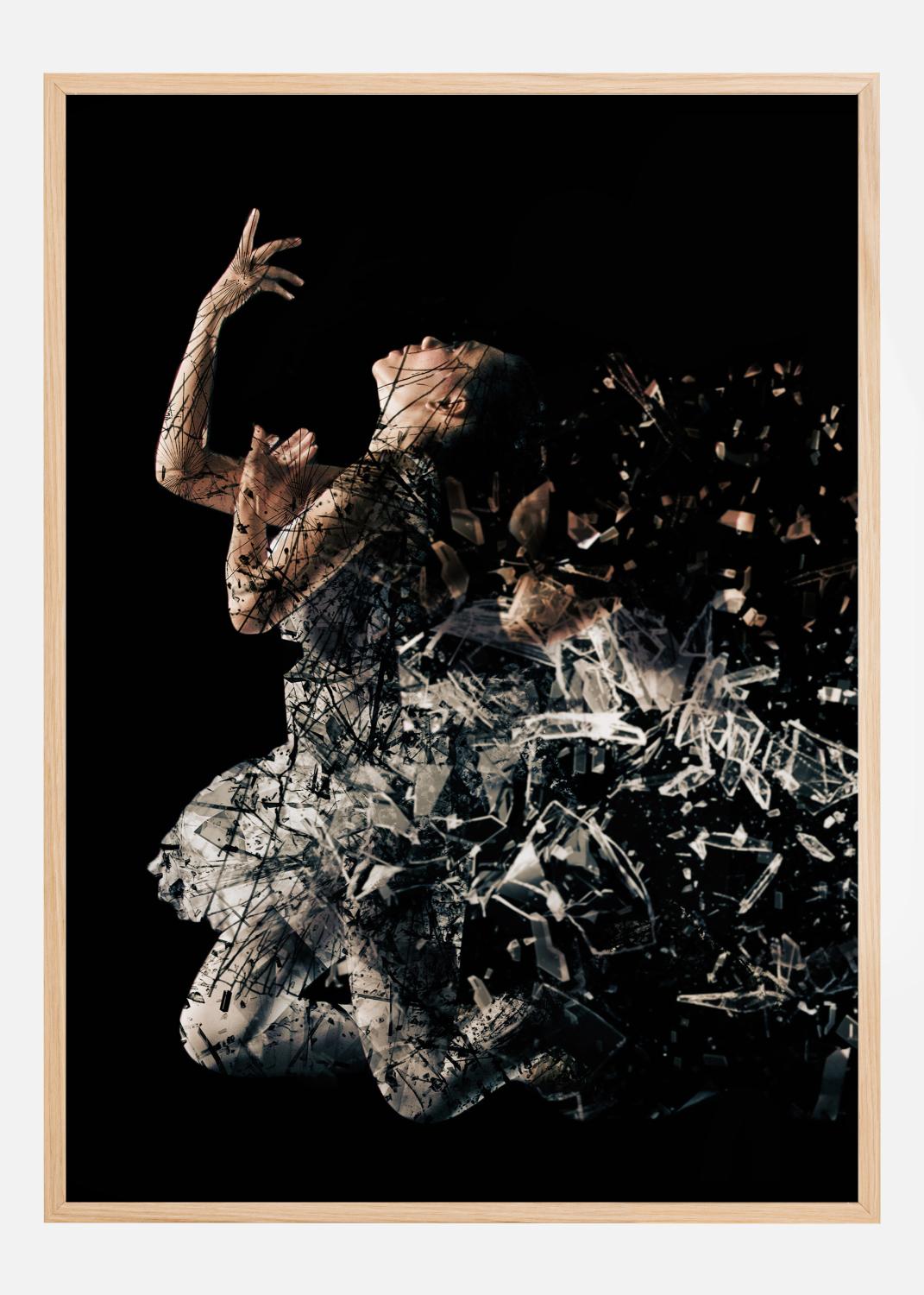 Product Image for Ballerina Crack Poster (21x29,7 cm (A4))