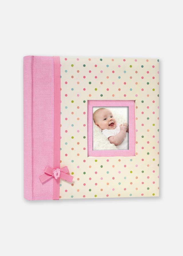 Kara Album Rose - 24x24 cm (40 pages blanches / 20 feuilles)