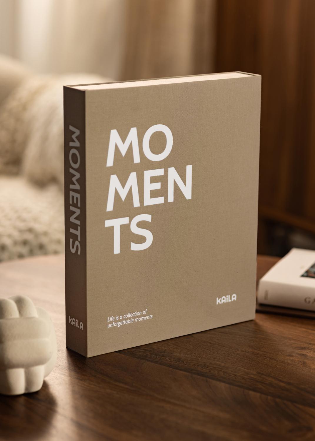 Product Image for KAILA MOMENTS Grey - Coffee Table Photo Album (60 Pages Noires)