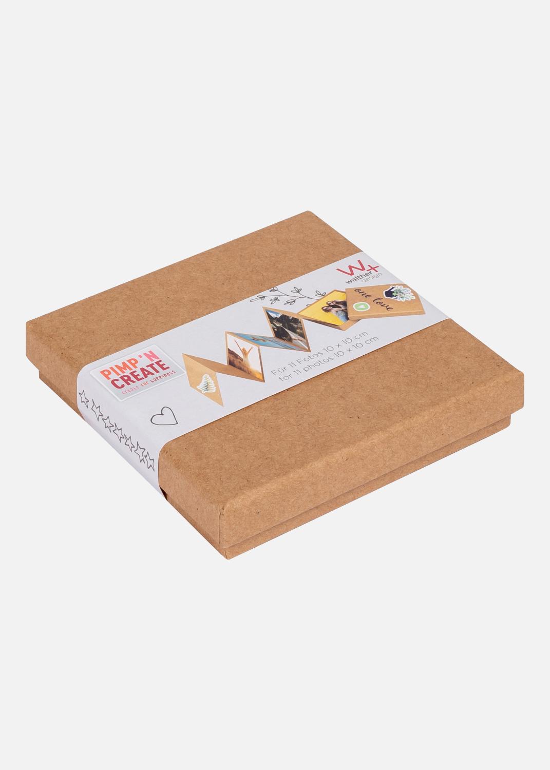 Product Image for PAC Leporello-Box Brun - 11 Images en 10x10 cm