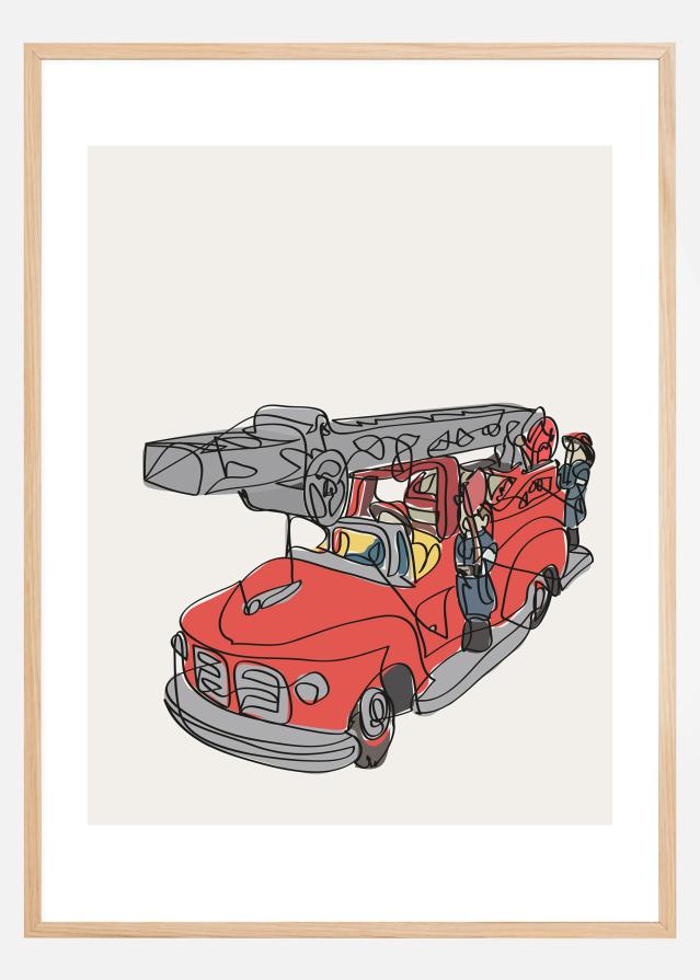 Fire Truck Poster