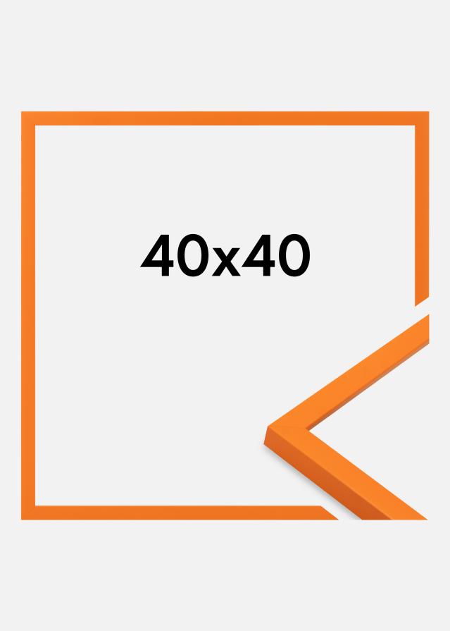 Cadre Kent Verre Acrylique Orange 40x40 cm