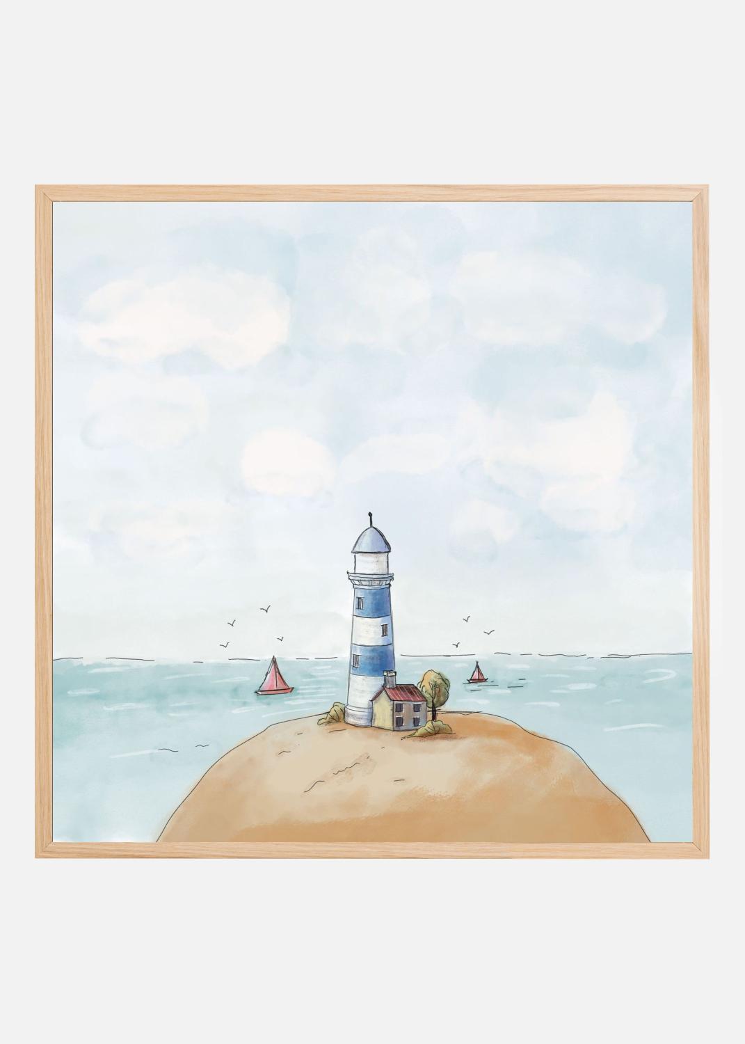 Product Image for Lighthouse Poster (30x30 cm)
