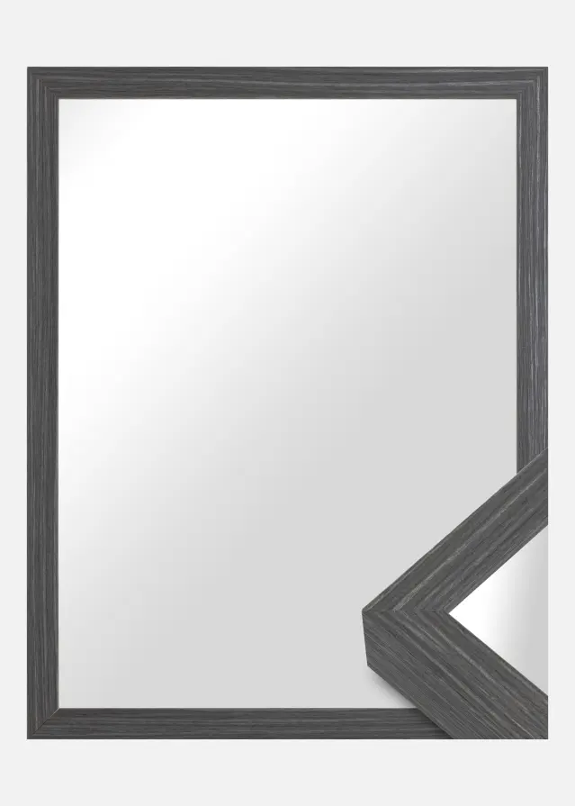 Miroir Wood Selection Grey I - Sur mesure