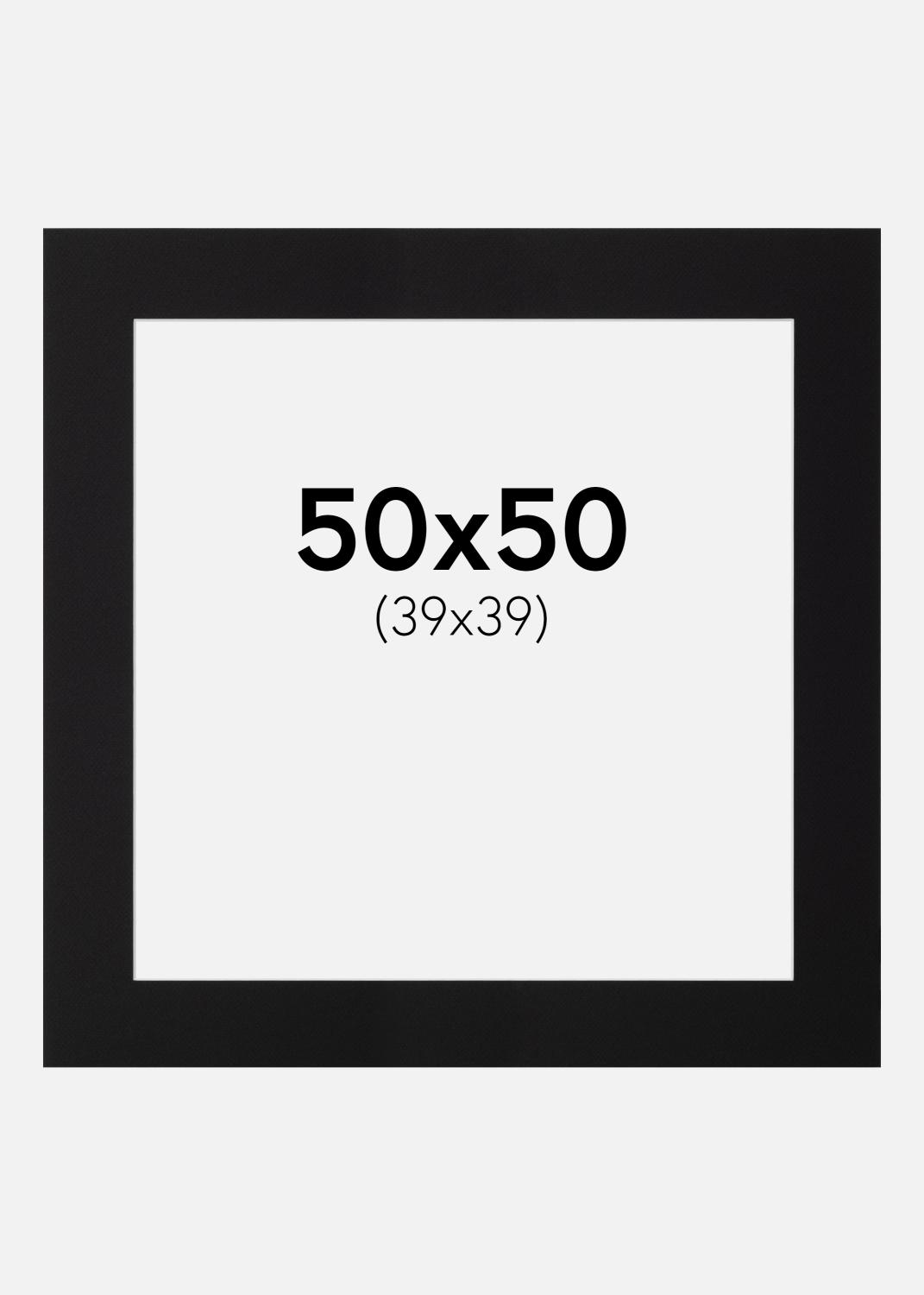 Product Image for Passe-partout Canson Noir (noyau blanc) 50x50 cm (39x39)