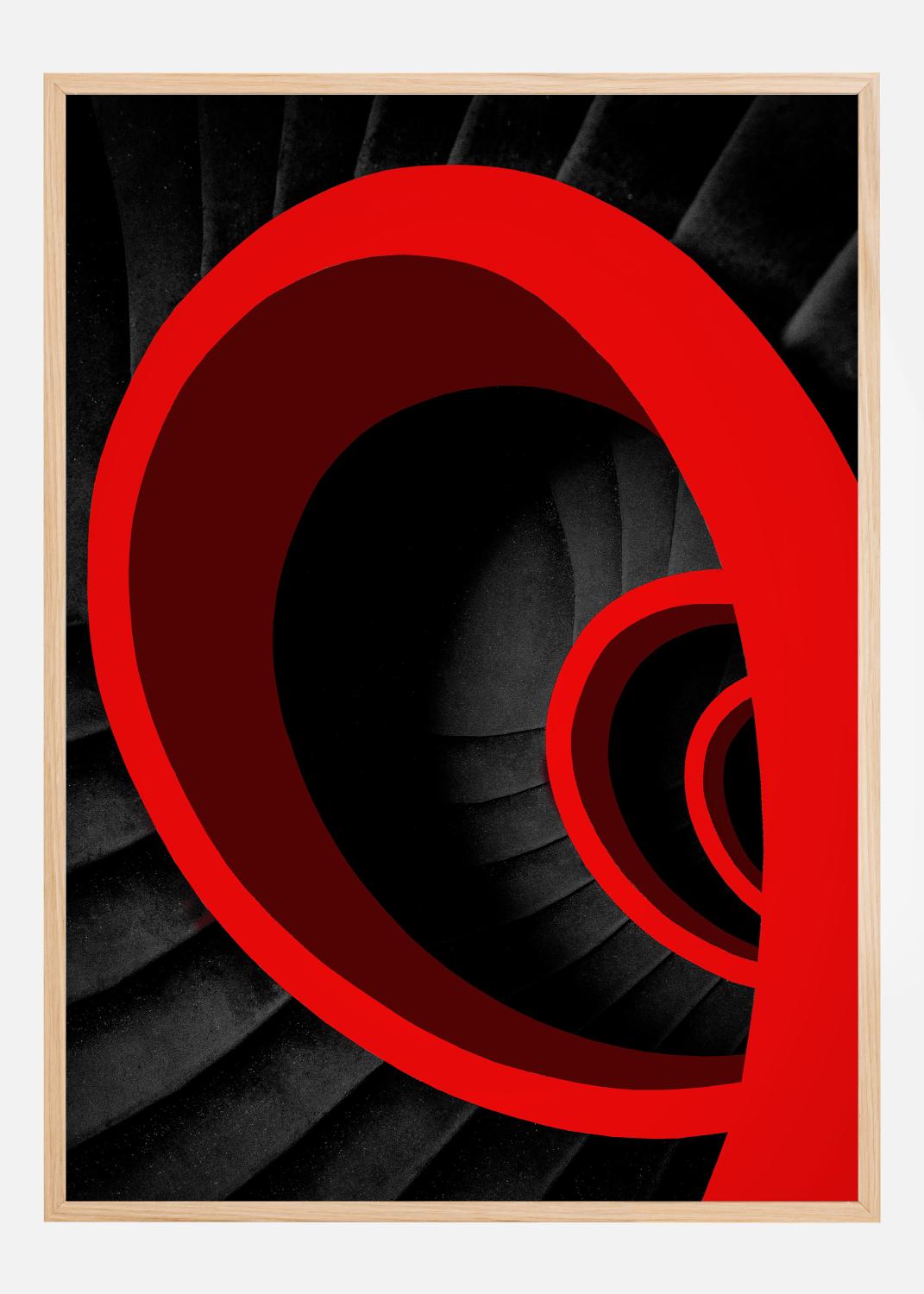 Product Image for A red spiral Poster (21x29,7 cm (A4))