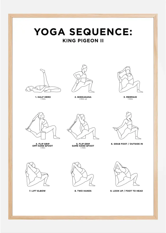 King Pigeon II - White Poster