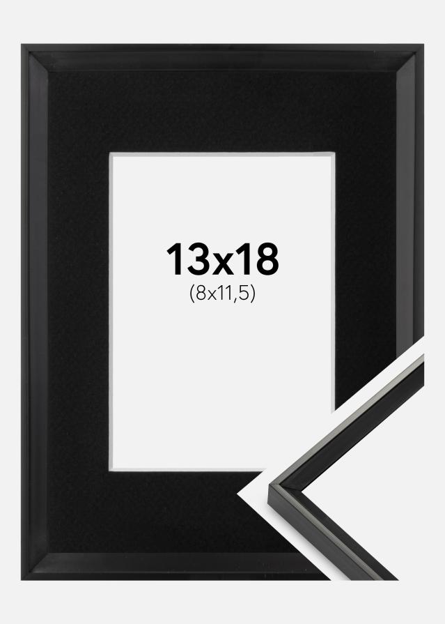 Cadre Desire Noir 13x18 cm - Passe-partout Noir 9x12 cm