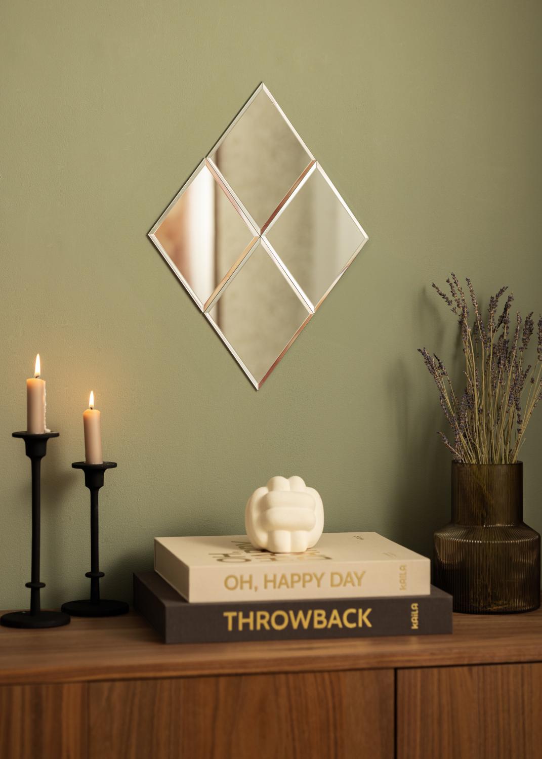 Product Image for Miroir Set Diamond 18x20 cm - 4 St